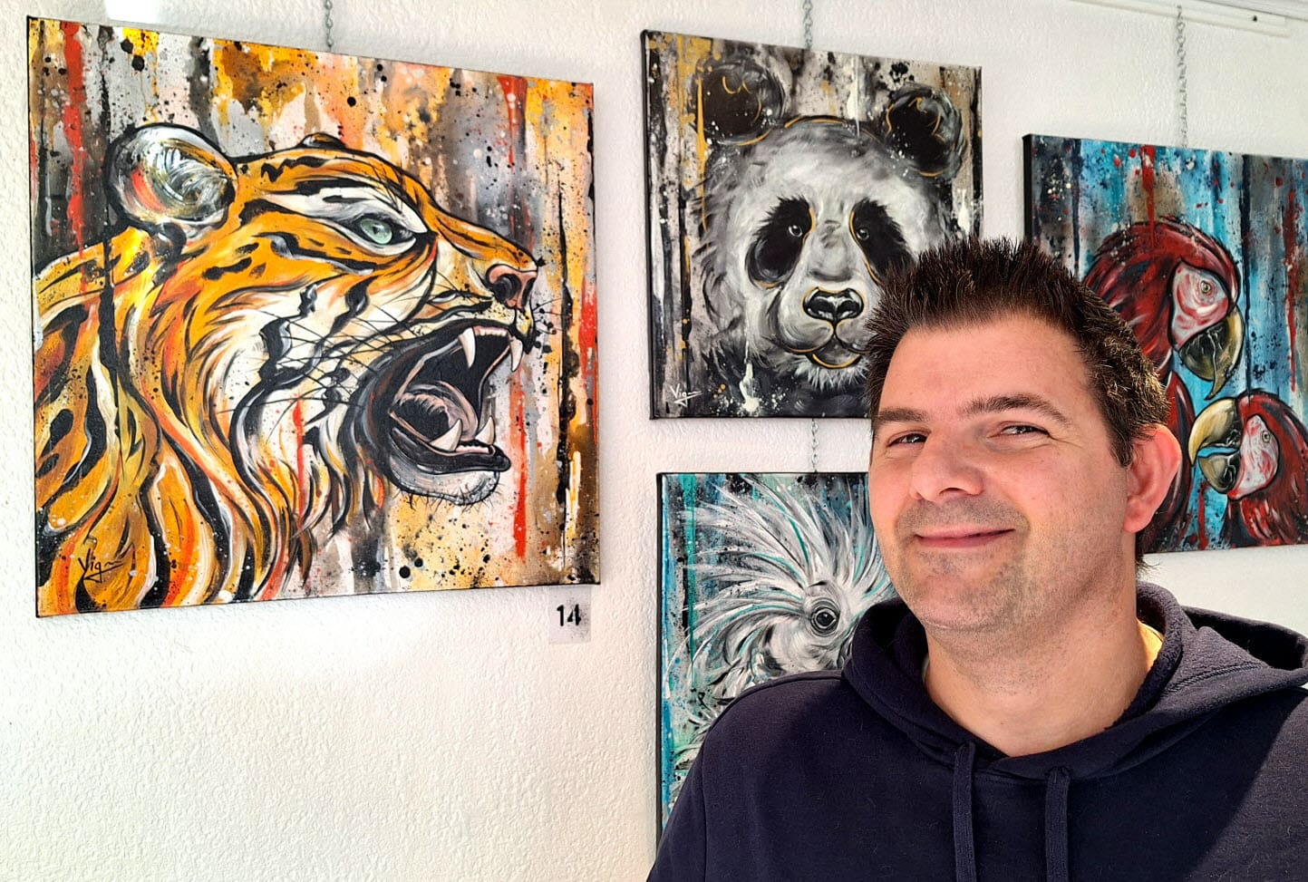 Cédric Vignon expose avec Trait d'Union Art